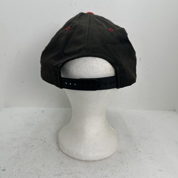 VTG Chicago Bulls NBA Twins Enterprise Snapback Hat Cap Split Bar Two-Tone 90s - Picture 4 of 8